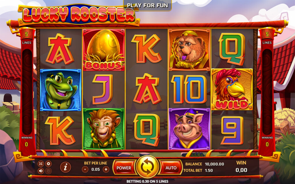 รูปแบบการเล่นเกม lucky rooster