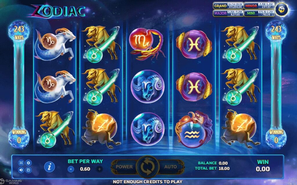 รูปแบบการเล่นเกม zodiac