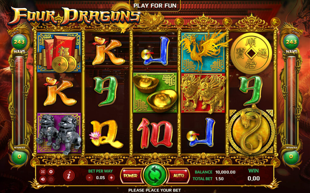 รูปแบบการเล่นเกม Four Dragons