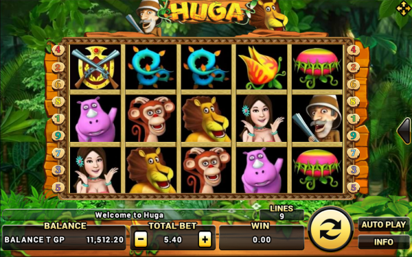 รีวิวเกมสล็อต Huga